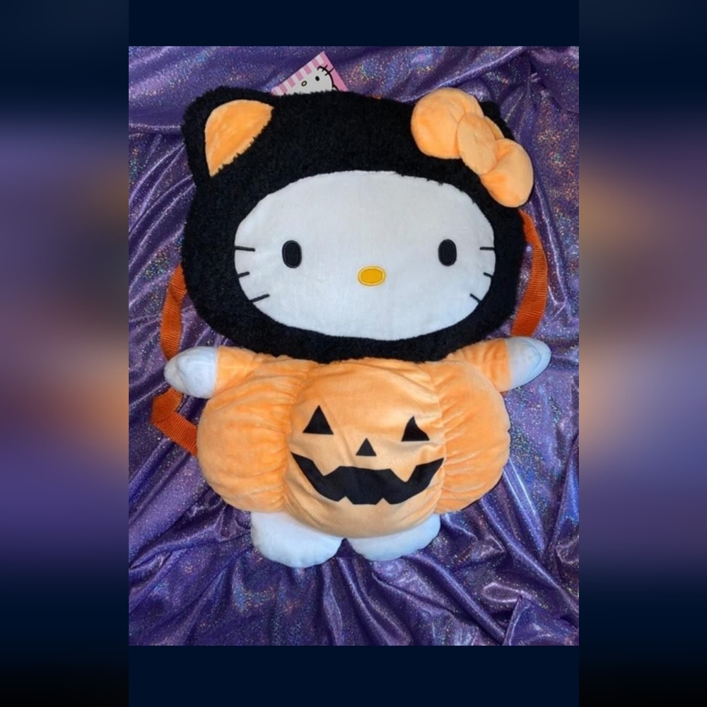 Hello Kitty Halloween Plush Backpack